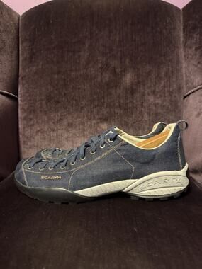 Scarpa Mojito Denim Hiking Climbing Trail Shoes Men's EU 47 US 13 Vibram Soles